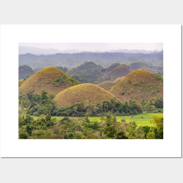 The Chocolate Hills, Carmen, Bohol, Philippines Wall Art by Upbeat Traveler